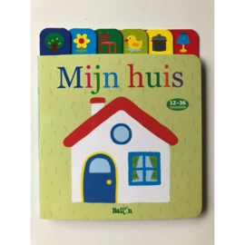 C.W.-Kartonboek Mijn Huis-Multi Color