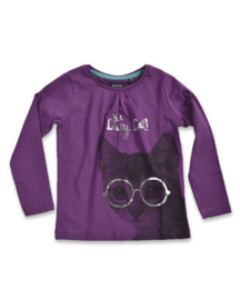 Blue Seven-Kids Girls T-Shirt- Purple