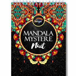 Kleurboek voor volwassenen 30 afb. Mandala Mystere-Black