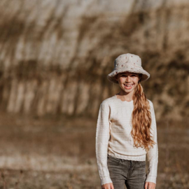No Way Monday-Meisjes trui ls-Cream