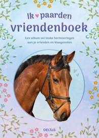 Ik hou van paarden vriendenboek- Groothandel C- div kleuren