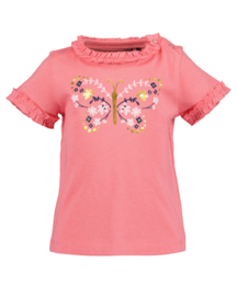 Blue Seven-Mini girls knitted t-shirt-Azalea orig-Pink