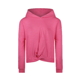 No Way Monday-Meisjes Sweater met capuchon en verlaagde shouder-Roze