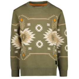 Vingino -Jongens Pullover Mario-Kalamata groen