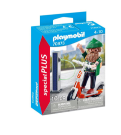 Playmobil Special Plus Hipster met e-scooter-70873-multicolor