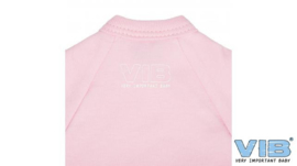 VIB-Meisjes Romper Remove baby before washing-Roze