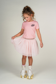 Moodstreet-Meisjes   RAEVEN glitter tule rok-Roze blos