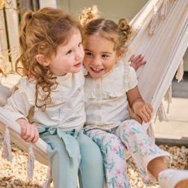 Dirkje-Meisjes T-shirt-Off White