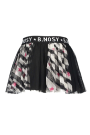 B.Nosy-Girls zebra printed netting skirt-AO Zebra