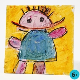 Canvas Paneel, afm 20x20 cm, thickness 3mm