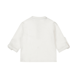 Dirkje-Jongens T-shirt lange mouw- Wit