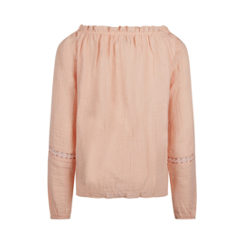 No Way Monday-Meisjes Blouse ls-Roze