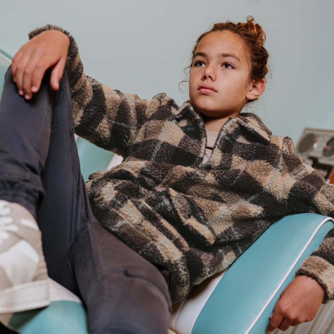 No Way Monday-Jongens Broek-Anthracite