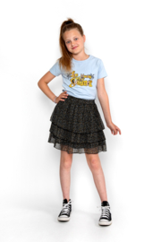 No Way Monday-Meisjes T-shirts ss- Licht blauw