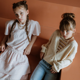 No Way Monday-Meisjes vest-Wit