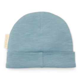 Little Dutch - Babymuts -Steen blauw 0-3m