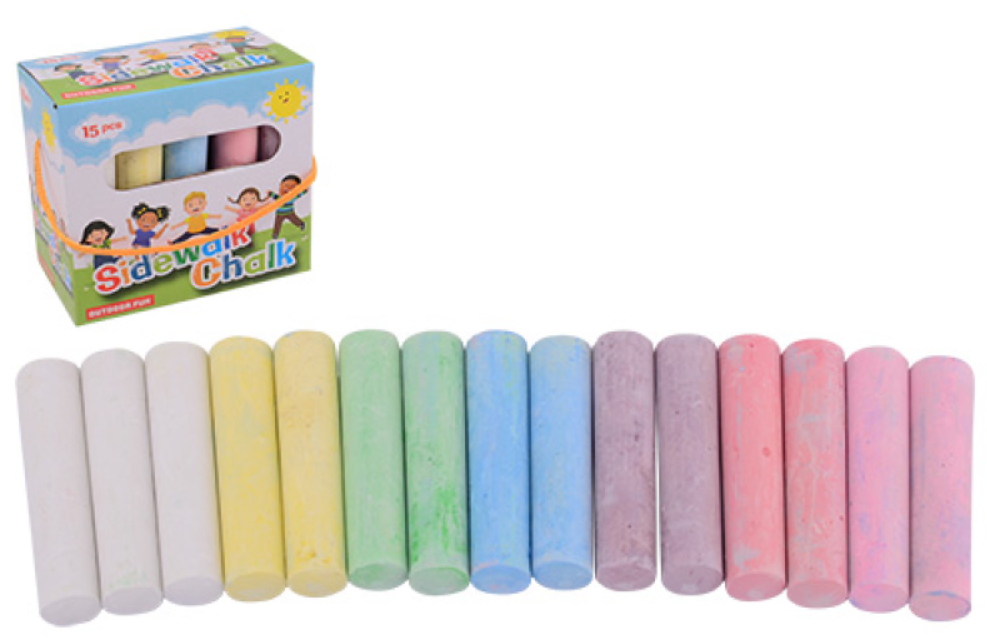 Outdoor Fun-Stoepkrijt 15 stuks in doos