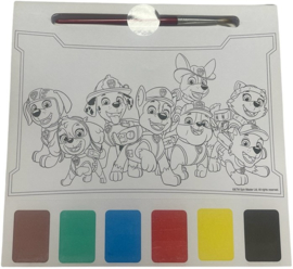 Waterverf kleurboek Paw Patrol- Meerdere kleuren