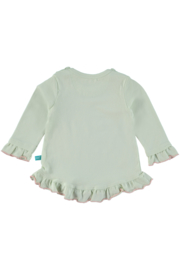 Baby Girls Sweater L/S Topical Love Newborn- Lief- Almost Aqua
