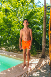 Sea'sons- Kids-Jongens zwembroek -Oranje geel