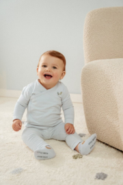 Little Dutch - T-shirt overslag lange mouw- Baby Blue