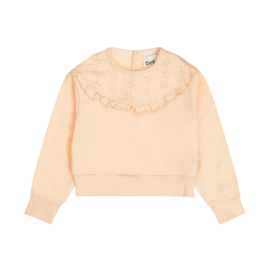 Dirkje-Meisjes Sweater, loose fit-Peach