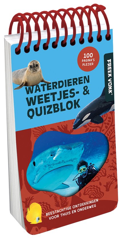 Image Books-Freek Vonk weetjes en quizblok-waterdieren