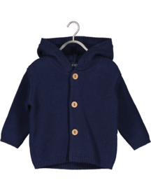 Blue Seven-Baby knitted cardigan-Night Blue