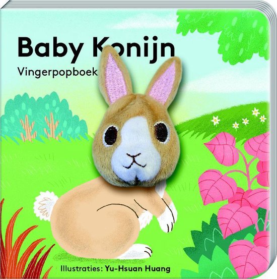 Image Books-Vingerpopboek-Baby Konijn-Multi Color