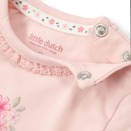 Little Dutch -Romper korte mouw roze Blossom
