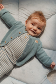 Little Dutch - T-shirt ls-Steen blauw streep