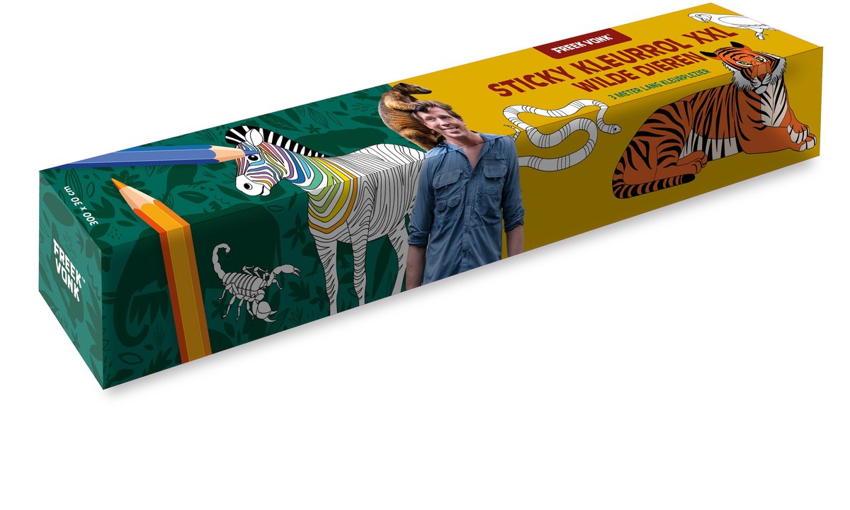 Interstat-Freek Vonk sticky kleurrol-wilde dieren