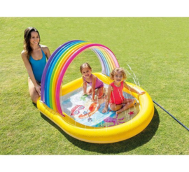 Intex Zwembad Rainbow Spray  147x130x86 cm-Yellow