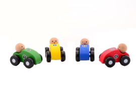 Joueco- wooden cars-Multi Color