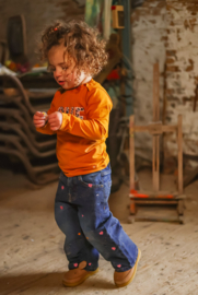 4President-Meisjes Broek Britta Jeans-Blue