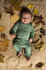 Charlie Choe-  Baby Unisex Jumpsuit- Malachite Green