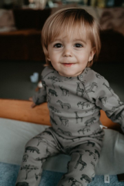 Snoozebaby- Pyjama Organische - Safari Grijs