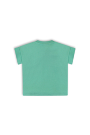 The New Chapter-T-shirt met contrast patched pocket-Mint