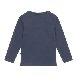 Dirkje-Meisjes T-shirt ls-Navy