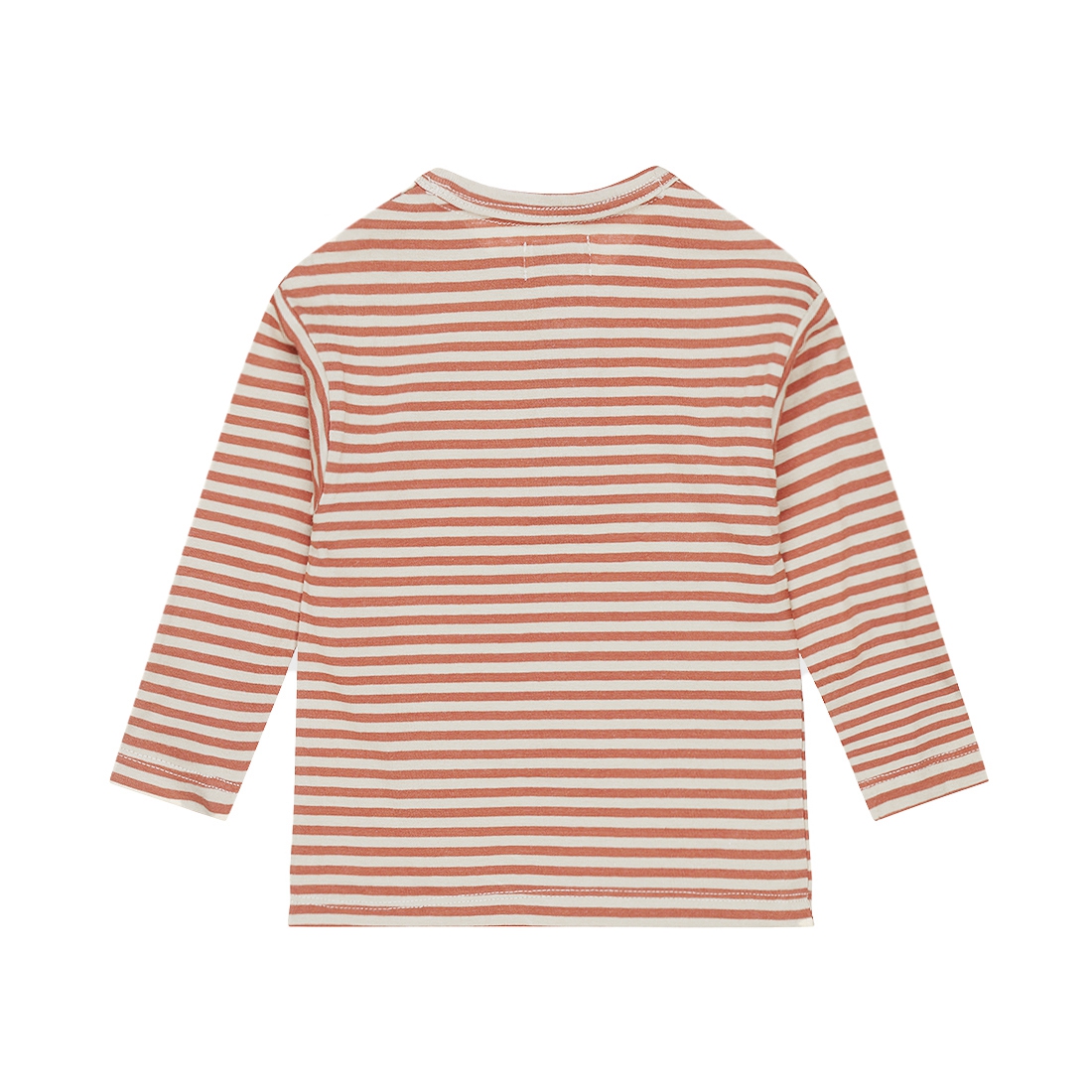 Dirkje-Jongens T-shirt l.s. verlaagde schouder-Pebble