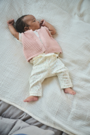 Petite Maison-Skyler broek met ruche- Bloem