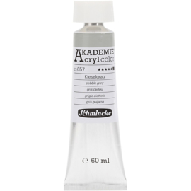 Acryl color-pebble grey (657) Opaque, extr. fade resistant, 60ml-Schmincke AKADEMIE