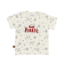 Frogs and Dogs-Pirate T-shirt Pirate-Off White