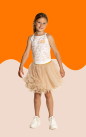 Studio Chill-Meisjes T-shirt Terra-Zand