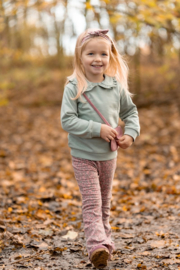 Little Dutch-Meisjes flared broek-Rouge flower