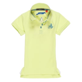 JnJoy-Girls Polo Shirt-Banana split-yellow