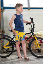 Nais Kidswear-Jongens Tanktop Filip-Blauw