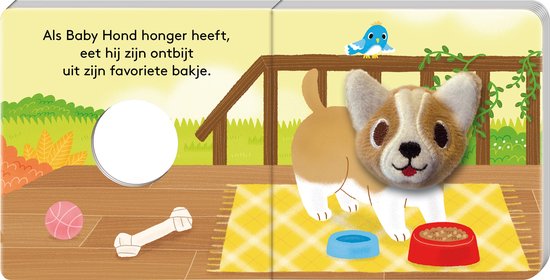 Image Books-Vingerpopboek-Baby Hond-Multi Color