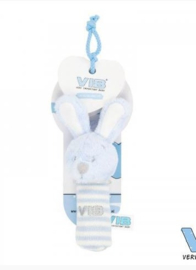 VIB-Boys Squeaker met Konijnenhoofd-Blue