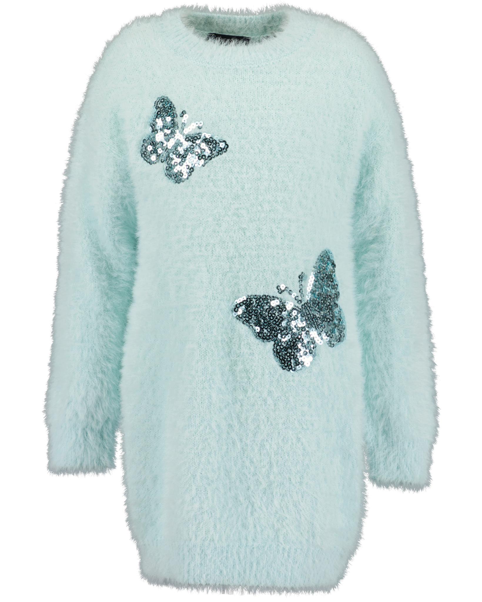 Blue Seven -Meisjes gebreide jurk-Glacier